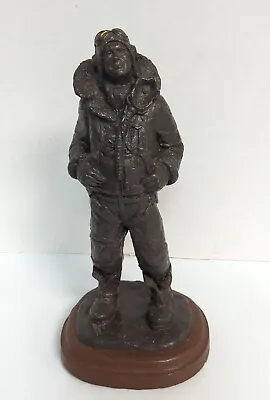 Vintage Michael Garman American Aviator Sculpture  1988 US Army Another Mission • $60
