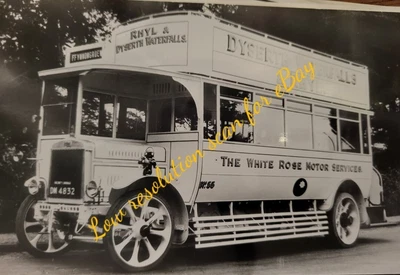 £1.20 • Buy Bus Photo: WHITE ROSE RHYL Leyland Leviathan DYSERTH Waterfalls (not Crosville)