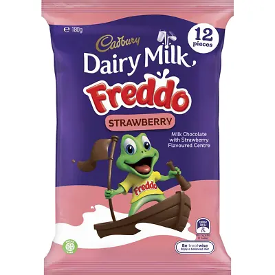 Cadbury Dairy Milk Freddo Strawberry Chocolate Share Pack 12 Pack • $15