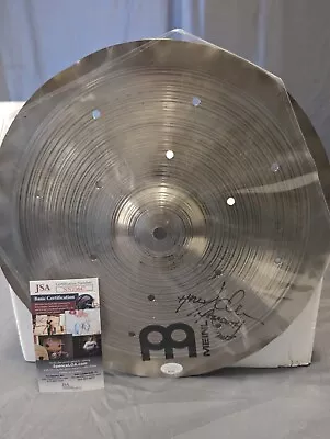 RARE! Chris Adler MEGADETH 2015 Signed Autograph Meinl 14  Generation X Cymbal • $795