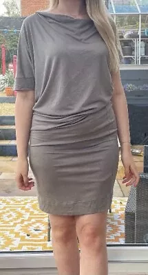 £7.50 • Buy Vivienne Westwood Anglomania Grey Metallic Dress Size Large Made In Italy
