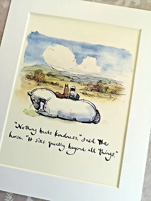 The Boy Mole Fox And Horse Nothing Beats Kindness Original Mounted Bookplate • £6.50