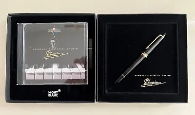 Mont Blanc Meisyerstuck 145 Hommage A F. Chopin Fountain Pen + CD • $495