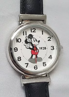 Disney Mickey Mouse Watch 1928 90 Years Of Magic Anniversary  New Battery  • $7.99