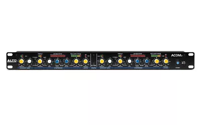 Alto ACOM2 Dual Channel Compressor/Limiter/Gate + GLS Pro Series Audio Cables • $154.99