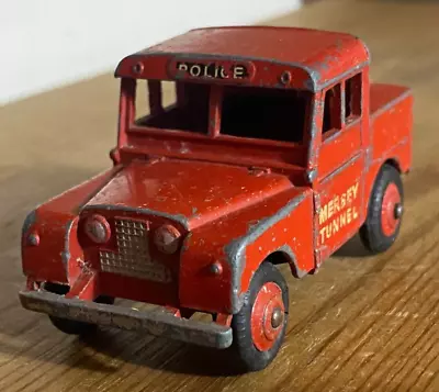 Dinky Toys 255 Land Rover Mersey Tunnel Police  - Playworn • £4