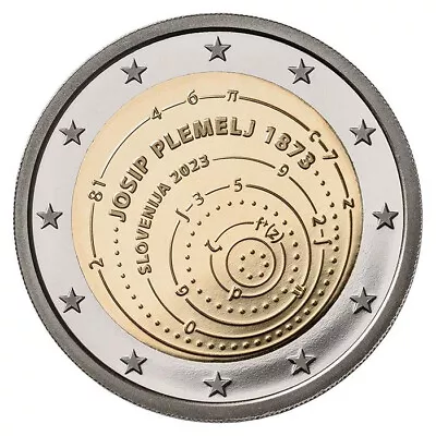 2023 Slovenia € 2 Euro Uncirculated UNC Coin - Josip Plemelj 150 Years • $6.51