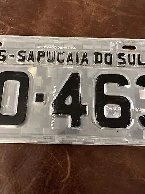 Brazil 🇧🇷 ￼License Plate. Brasil Brazilian Sapucaia Sul-RS. Tag # IYO 4630 • $29.75