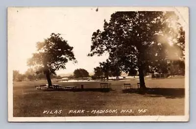 Vilas Park MADISON Wisconsin RPPC Antique Real Photo Postcard ~1930s • $29.99