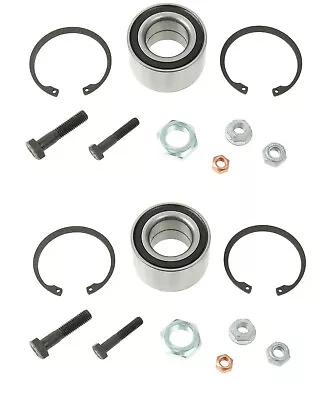 2 OPTITEC Left+Right Axle Suspension Front Wheel Bearing Kits Set For Volkswagen • $68.89