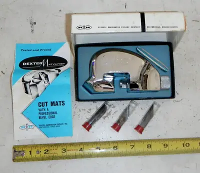Dexter Bevel Edge Mat Cutter Picture Frame Art Cardboard With Extra Blades • $16.99