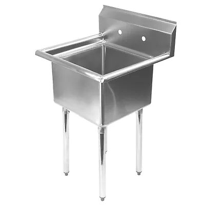 Stainless Steel Utility Sink For Commercial Kitchen - 23.5  Wide • $210.99