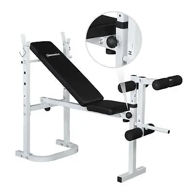 440lbs Adjustable Olympic Weight Bench Set Full-Body Workout Heavy Duty • $97.95