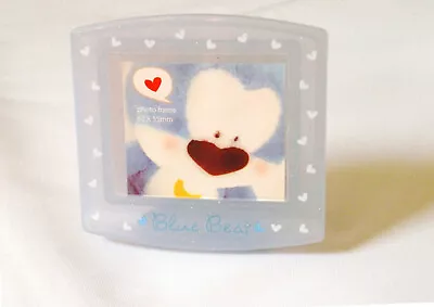 Morning Glory BLUE BEAR Blue Cute Picture Frame (2.4 Inches X 2.2 Inches) - NEW! • $19.99