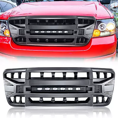 AMERICAN MODIFIED Armor Grille With Off Road Lights For 2004-2008 Ford F150 • $169.99