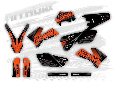 NitroMX Graphic Kit For KTM EXC EXC-F 125 250 300 450 525 2005 2006 2007 Enduro • $159.90