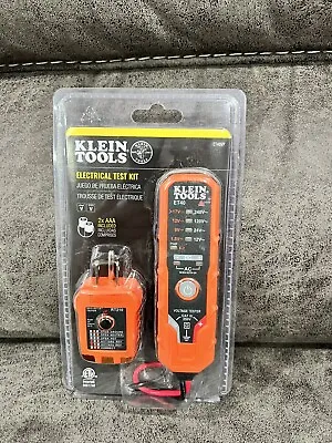 Klein Tools Electrical Test Kit - AC/DC Voltage And GFCI Receptacle Test Kit • $20