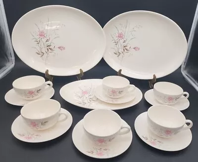 15- Vintage Blushing Rose Pattern By Mt Clemens 1940-1965 Dishes • $39.99