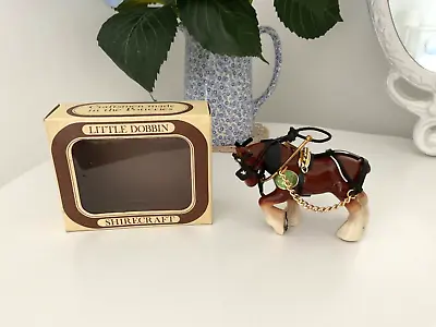 £12 • Buy Vintage Shirecraft Little Dobbin Miniature Ceramic Shire Horse Boxed
