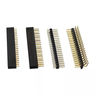 $9.45 • Buy 4pcs 2x20 PIN Dual Male Header Pin Connector Socket For Raspberry Pi Zero/Zero W