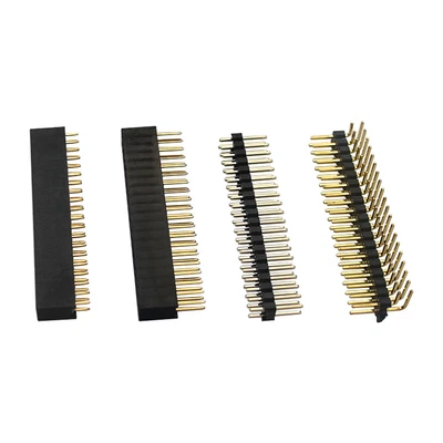 $9.45 • Buy 4pcs 2x20 PIN Dual Male Header Pin Connector Socket For Raspberry Pi Zero/Zero W