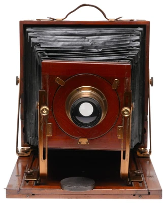 £1208.14 • Buy Field Camera Wood 8x10 Hugo Meyer Goerlitz F6 F270mm Aristostigmat Lens