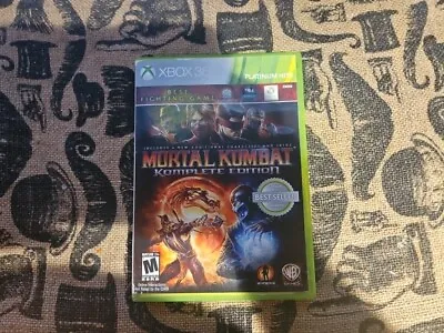 Mortal Kombat Komplete Edition Platinum Hits Disc Xbox 360 Complete CIB Tested • $29.99