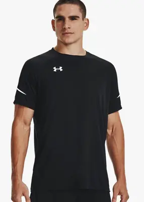 Under Armour Black T-Shirt Small Mens Golazo 3.0 Jersey Gym Sports Wear Top • £14.95