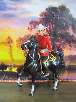 Breyer Mountie Complete With Rider Horse Hat With Hartland Repro Saddle • $75