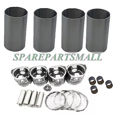 Cylinder Liners & Piston Kit & Piston Rings Fit For Mitsubishi 4D55T Galant • $406.50