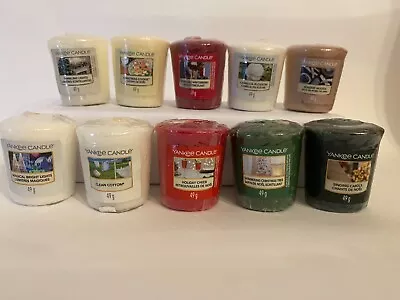 Ten Yankee Candle (new Logo) Samplers/Votives (S85) • £0.99