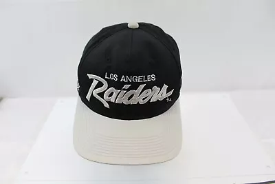  NFL Los Angeles Raiders Ball Cap Embroidered Logo Snapback Hat Vintage • $145