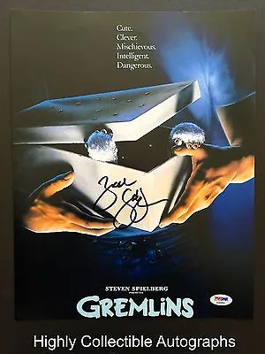 Zach Galligan Signed 11x14 Photo Psa Dna Coa Gremlins • $150