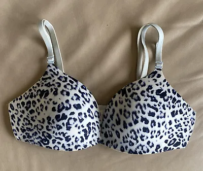 Leopard Print Non Wired Padded Soft Bra 34B • £5