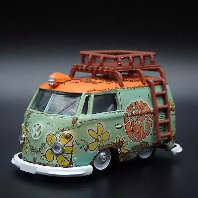 1960 60 Vw Delivery Van Type 2 Hippy Peace And Love 1:64 Scale Diecast Model Car • $14.99