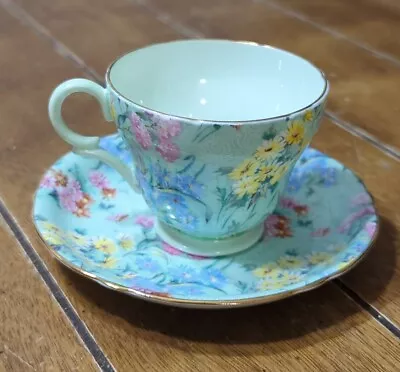 Shelley Melody Chintz Cup & Saucer • $44.99