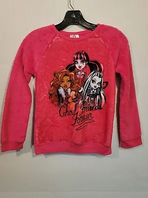 Monster High SWEATSHIRT SIZE L(10-12) Pink • $4.99