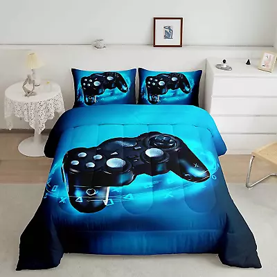 Gaming Comforter Set Twin Size For Boys Kids Game Room Decor Video Game Gamer  • $60.35