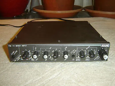 Rane FMI 14 Mixer Input Preamp 3 Band Equalizer Vintage Unit As Is Repair • $120
