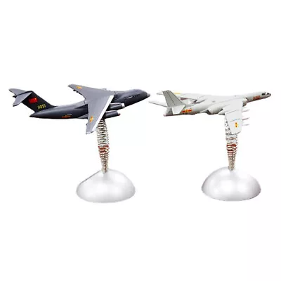 Y-20 Transport Aircraft/H-6K Bomber Aircraft Vehicle Model Ornament W/ Disc Base • $8.89