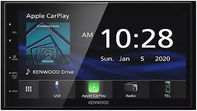 Kenwood DMX4707S 6.8  AM FM Bluetooth Car Stereo | Apple CarPlay | Android Auto • $299