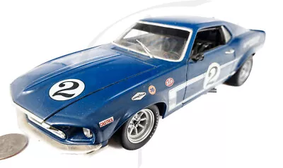 Vintage Welly 1:18 Diecast Car 1969 Ford Mustang Boss 302 Dan Gurney • $15.50