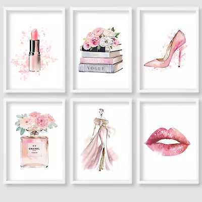 £3.49 • Buy Fashion Designer Makeup Lip Stick Books Wall Art Poster  Print Picture  A3 A4
