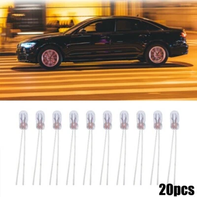 $6.38 • Buy 20*Miniature 5mm 12V Lamp Light Bulb Incandescent Filament T5 Halogen Bulb 25mm