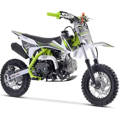 MotoTec X1 110cc 4-Stroke Gas Dirt Bike Green - NEW FROM MOTOTEC • $769