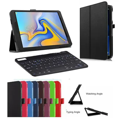 For Samsung Galaxy Tab A 10.1 SM-T510 SM-T515 Tablet Keyboard Leather Case Cover • $19.79