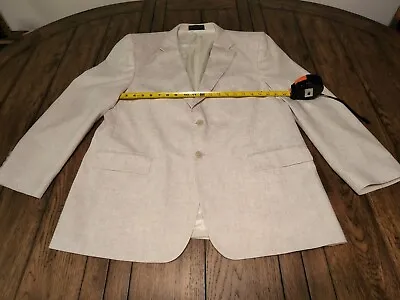 RBM: Mens Designer Sports Jacket/Coat! Vanilla/Off-White/Ivory FeatherLite Silk • $69.99