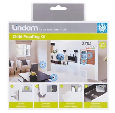 Lindam Child Proof Kit Home Safety Catches Baby Kids Table Corner Protector EU • £7.49