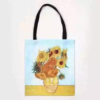 Canvas Bag Van Gogh Series Canvas Bag Oil Painting Sunflower • $11.99