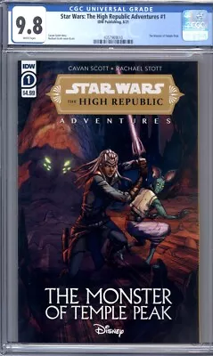 Star Wars: The High Republic Adventures #1 The Monster Of Temple Peak  CGC 9.8 • $42.49